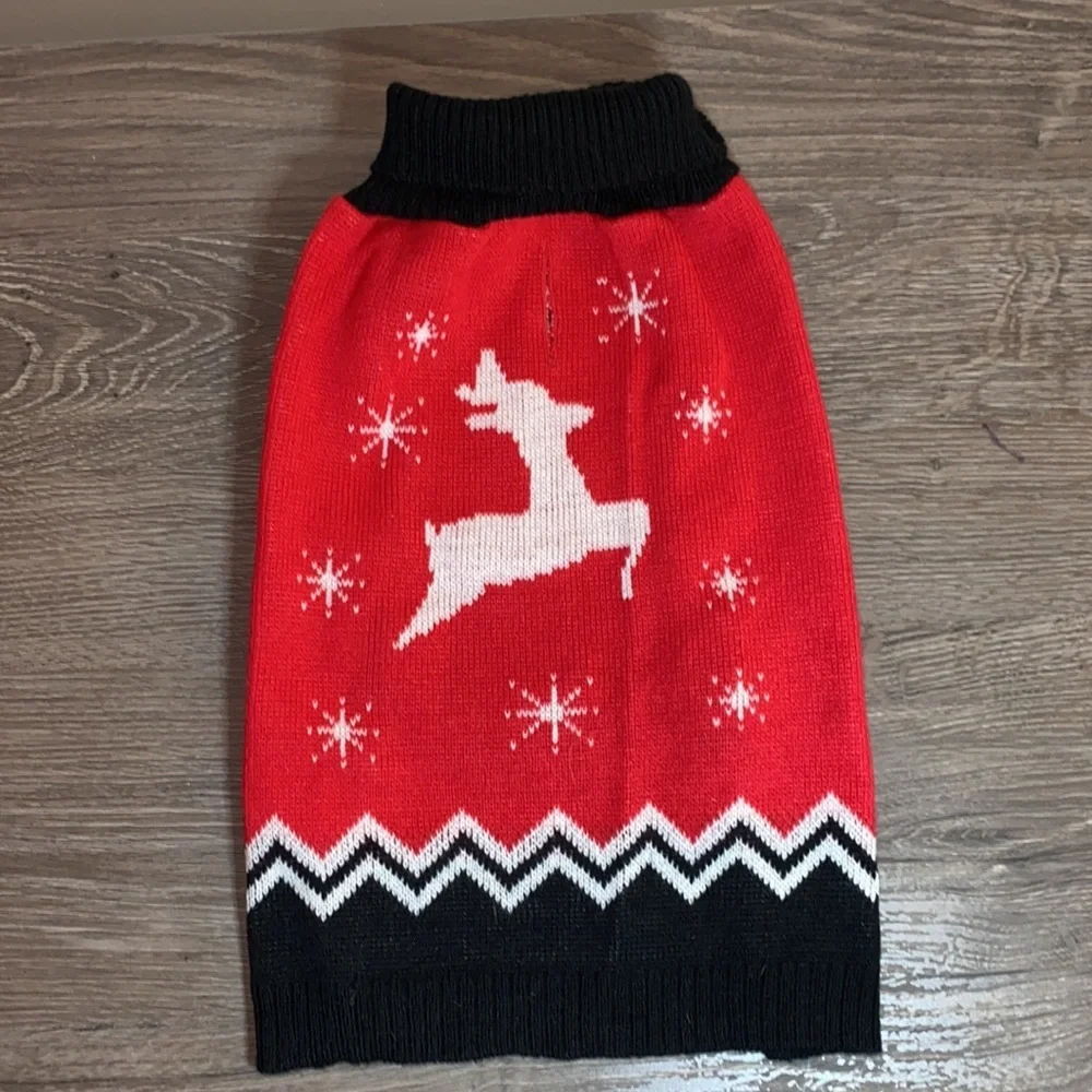 Retro Style Dog Christmas Sweater